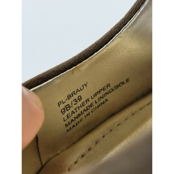 HHP Women's Size 9B BCBGeneration PL Brady Taupe Suede Leather Pumps Heels Shoes - Picture 6 of 8